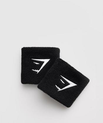 Accessories Vybavení Gymshark Sharkhead Sweat Bands Černé | CZ 2121OKI